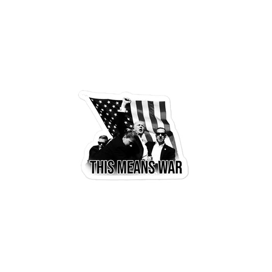 THIS MEANS WAR STICKERS