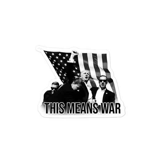 THIS MEANS WAR STICKERS